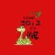 Shirt nouvel an chinois année du serpent rouge pour homme et femme