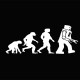 Shirt Lego Evolution blanc/noir pour homme et femme