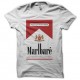 Shirt Marlboro parodie Marlbaré blanc pour homme et femme