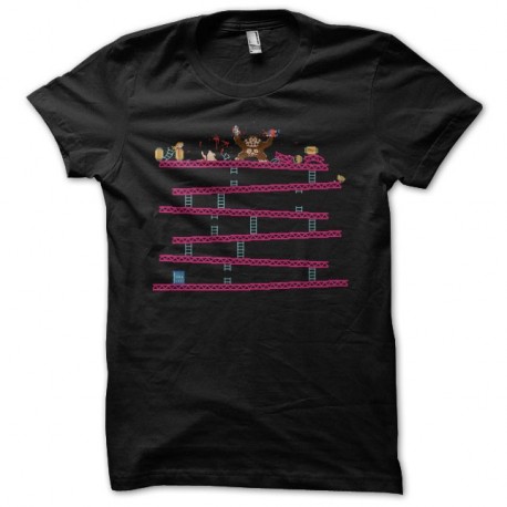 Shirt Donkey Kong parodie gore noir pour homme et femme