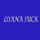 Shirt Loana Suck blanc/bleu royal pour homme et femme