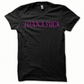 Shirt Loana Suck rose/noir pour homme et femme