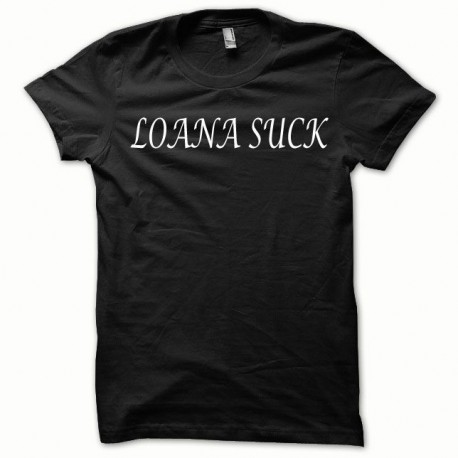 Shirt Loana Suck blanc/noir pour homme et femme