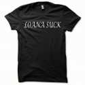 Shirt Loana Suck blanc/noir pour homme et femme