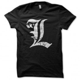 Shirt manga Death Note symbol grungy noir pour homme et femme