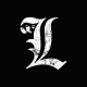 Shirt manga Death Note symbol grungy noir pour homme et femme