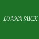 Shirt Loana Suck blanc/vert bouteille pour homme et femme
