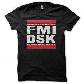 Shirt DSK parodie Run DMC noir pour homme et femme