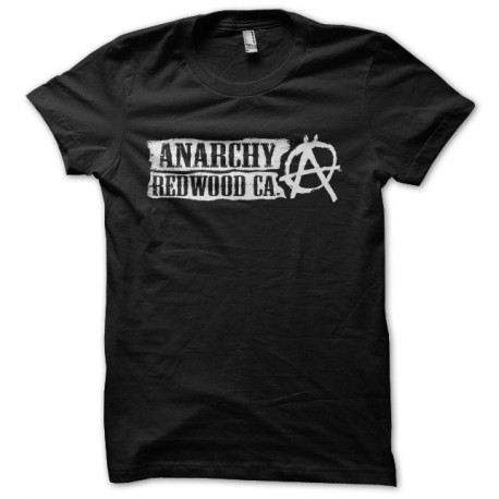 Shirt Sons Of Anarchy Redwood CA blanc/noir pour homme et femme