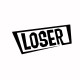 Shirt Loser noir/blanc pour homme et femme