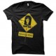 Shirt The Walking Dead caution sign noir pour homme et femme