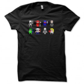 Shirt Jeu de rôle 8 bits noir pour homme et femme