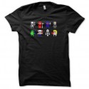 Shirt Jeu de rôle 8 bits noir pour homme et femme