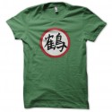 Shirt symbole Chiaotzu's kanji vert pour homme et femme