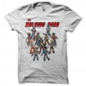 Shirt The Walking Dead parodie Lego blanc pour homme et femme