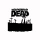 Shirt cimetière de la série walking dead blanc pour homme et femme