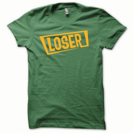 Shirt Loser orange/vert bouteille pour homme et femme