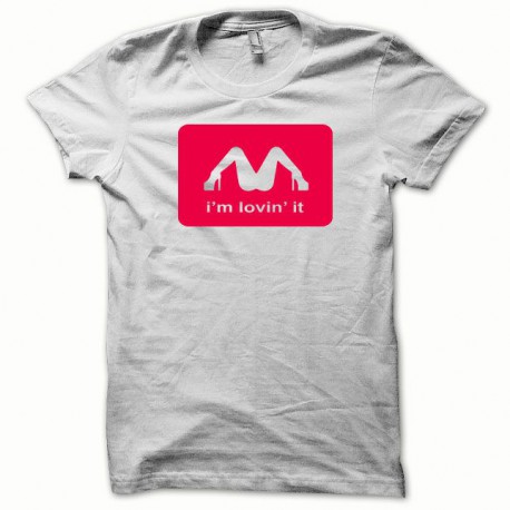 Shirt loving it rouge/blanc pour homme et femme