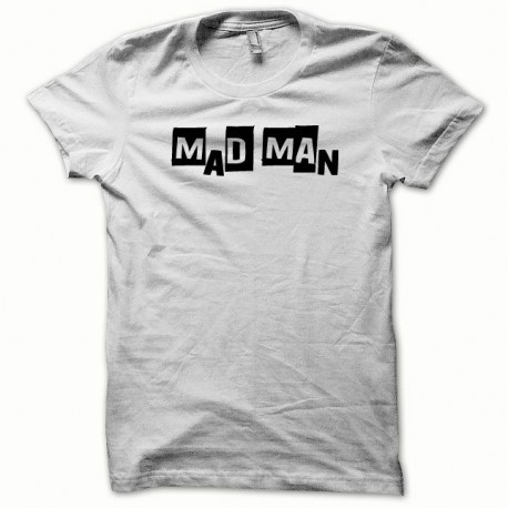 Shirt Mad Man noir/blanc pour homme et femme