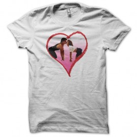 Shirt Dirty Dancing love blanc pour homme et femme