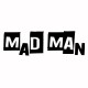 Shirt Mad Man noir/blanc pour homme et femme