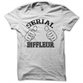 Shirt Serial Biffleur blanc pour homme et femme