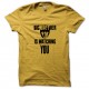 Shirt big brother is watching you. Shirt 1984 George Orwell jaune pour homme et femme