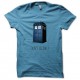 Shirt Doctor Who Don't blink bleu pour homme et femme