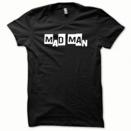 Shirt Mad Man blanc/noir pour homme et femme