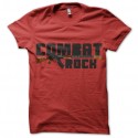 Shirt Combat Rock rouge pour homme et femme