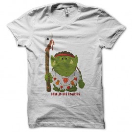 Shirt Gobelin des prairies blanc pour homme et femme