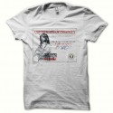 Shirt Alice Cooper certificate of insanity blanc pour homme et femme