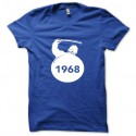 Shirt CRS Mai 68 blanc/bleu royal pour homme et femme
