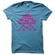Shirt Space Invaders invaders inside pix art bleu turquoise pour homme et femme