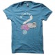 Shirt WTF ouate de phoque bleu turquoise pour homme et femme