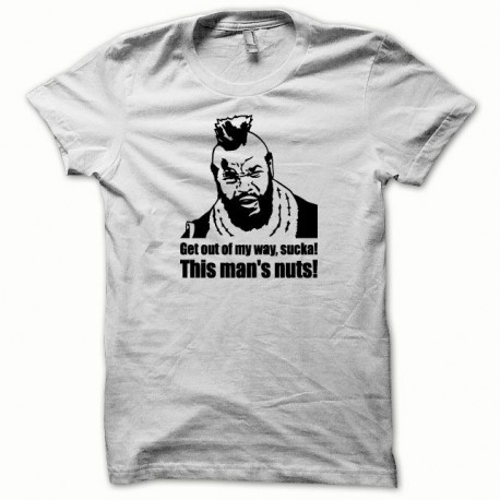 Shirt Mister T Barracuda noir/blanc pour homme et femme