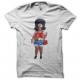 Shirt Wonder Woman parodie mamie blanc pour homme et femme