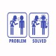 Shirt Problem Solved bleu/blanc pour homme et femme