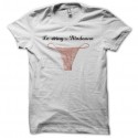 Shirt Madonna humour le string à Madonna blanc pour homme et femme