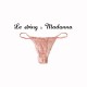 Shirt Madonna humour le string à Madonna blanc pour homme et femme