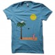 Shirt Cocoshaker bleu turquoise pour homme et femme