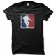 Shirt Halo parodie NBA noir pour homme et femme