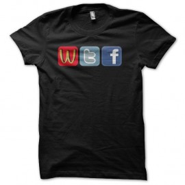 Shirt WTF trust brands noir pour homme et femme