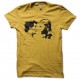 Shirt Rocky vs Mr T noir/jaune pour homme et femme