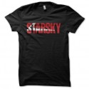 Shirt Starsky & Hutch text car color noir pour homme et femme