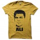 Shirt Mohamed Ali noir/jaune pour homme et femme