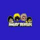 Shirt Angry Beatles parodie Angry Birds bleu royal pour homme et femme