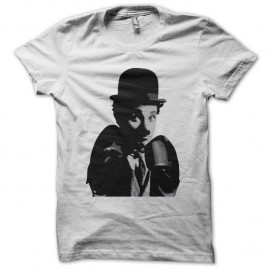 Shirt Chaplin boxing blanc pour homme et femme