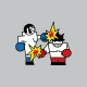 Shirt vector gamer boxing gris pour homme et femme