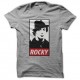 Shirt Rocky parodie Obey gris pour homme et femme